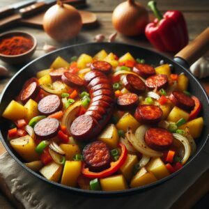 Meals-in-4-Steps-Chorizo-and-Potato-Skillet