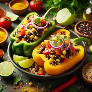Mexican-Inspired-Quinoa-Stuffed-Peppers-75-Food-Trend-Recipes-in-2025.