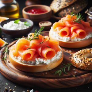 Smoked-Salmon-and-Cream-Cheese-Bagels-A-Picnic-With-Unforgettably-Food