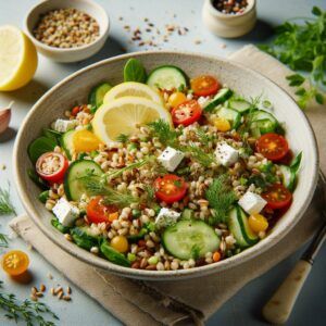 Heritage-Grain-Salad-with-Lemon-75-Food-Trend-Recipes-in-2025.