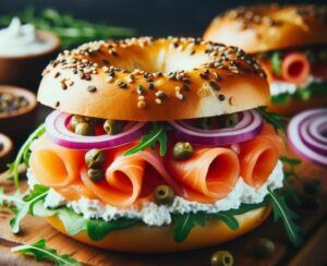 Smoked-Salmon-Bagel-Sandwich-How-to-Make-Delicious-Seafood
