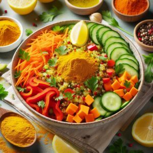 Turmeric-Infused-Quinoa-Salad-75-Food-Trend-Recipes-in-2025.
