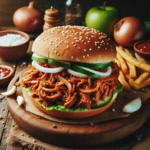 Plant-Based-"Pulled Pork"-Sandwich-75-Food-Trend-Recipes-in-2025.