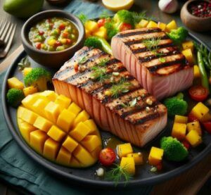 Grilled-Tuna-Steaks-with-Mango-Salsa-How-to-Make-Delicious-Seafood