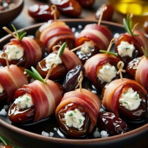 Bacon-Wrapped-Dates-with-Goat-Cheese-Food-Delicious-Recipes-For-Movie-Nights