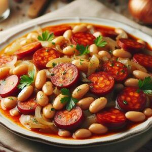 Recipes-from-Spanish-Cuisine-Chorizo-and-White-Bean