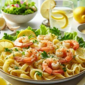 Fast-10-30min-Meals-Lemon-Garlic-Shrimp-Pasta