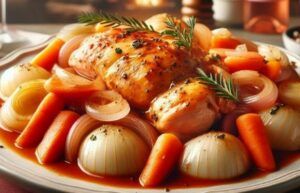 Recipes-from-French-Cuisine-Coq-au-Rosé