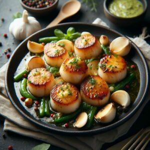 Pan-seared-Scallops-with-Garlic-Butter-Sauce-How-to-Make-Delicious-Seafood