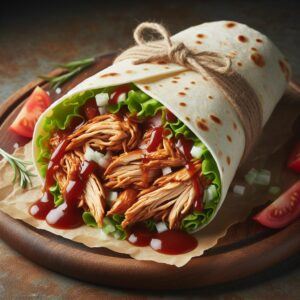 Meals-in-4-Steps-BBQ-Chicken-Wrap