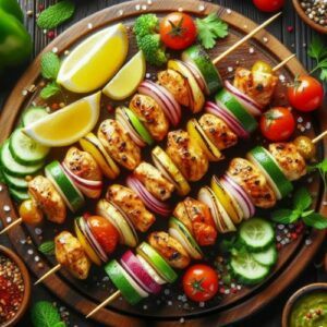 Grilled-Chicken-Skewers-A-Picnic-With-Unforgettably-Food