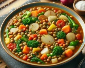 Fast-10-30min-Meals-Lentil-and-Vegetable-Soup