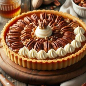 Maple-Pecan-Tart-with-Whiskey-35-Sweet-Pies-to-Delight