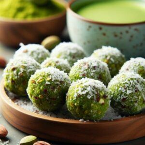 Matcha-Pistachio-Bliss-Balls-45-Must-try-Desserts-And-Sweets-Pleasure