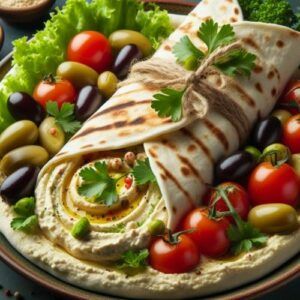 Mediterranean-Hummus-Wrap-2-Food-Recipes-For-Personal-Achievements