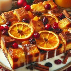 Orange-and-Cranberry-Bread-Pudding-20-Cooking-Recipes-for-All-Seasons
