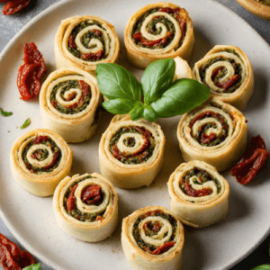 Pesto-and-Tomato-Pinwheels-2-Food-Delicious-Surprises-For-Guests