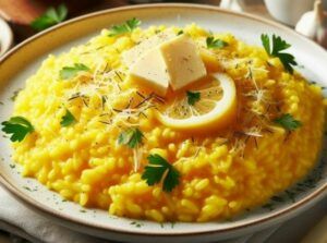 Recipes-from-Italian-Cuisine-Risotto-al-limone-e-zafferano