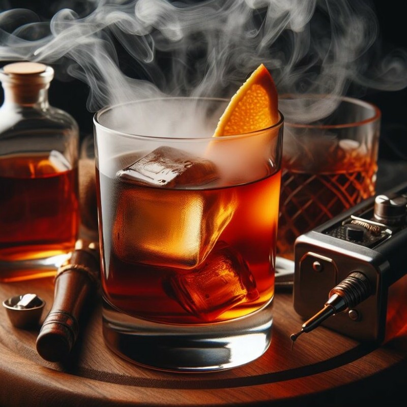 Smoked-Old-Fashioned-Cocktail-75-Food-Trend-Recipes-in-2025.