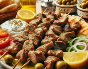 Recipes-from-Greek-Cuisine-Souvlaki