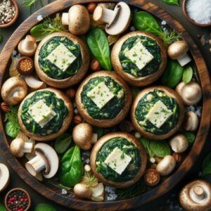 Spinach-and-Feta-Stuffed-Mushrooms-Food-Delicious-Recipes-For-Employment-Party