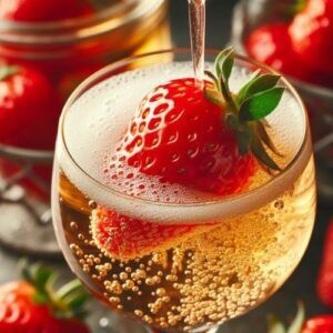 Strawberry-Champagne-Cocktail-Birthdays-And-Anniversaries-Food-Recipes