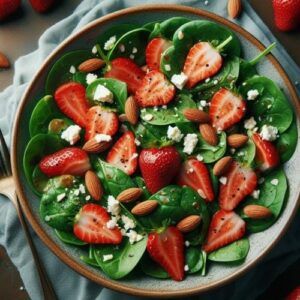 Strawberry-Spinach-Salad-Friend's-Snack-to-Enjoy