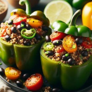 Stuffed-Bell-Peppers-with-Quinoa-Food-Delicious-Recipes-For-Employment-Party