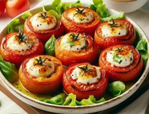 Stuffed-Tomatoes-with-Mozzarella-How-to-Make-Exciting-Baked-Dishes