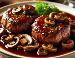 Veal-Cutlets-with-Mushrooms-55-Braised-Delicious-Dishes