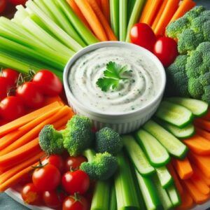 Veggie-Platter-with-Ranch-Dip-Food-Recipes-For-Personal-Achievements