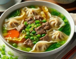 Recipes-from-Chinese-Cuisine-Wonton-Soup-with-Green-Tea