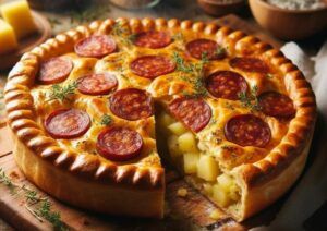 Chorizo-and-Potato-Pie-30-Savory-Pies-To-Delight