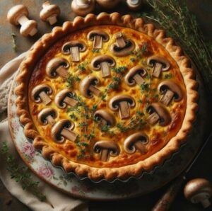 Mushroom-and-Quiche-Pie-30-Savory-Pies-To-Delight
