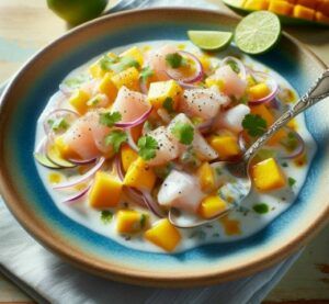 5-new-recipes-every-week-from-peruvian-cuisine-Mango-Ceviche-with-Coconut-Milk