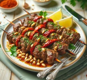 Za'atar-and-Tahini-Lamb-Kebab-New-Recipes-From-Moroccan-Cuisine