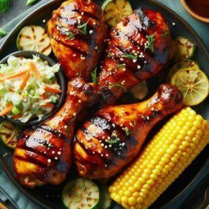 BBQ-Chicken-Drumsticks-Family-Table-of-Delicious-Food